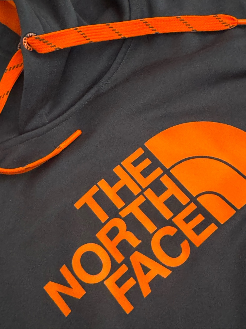 Bundle of 2 NWOT The North Face Hoodies with Neon Green & Bright Orange Logos2XL - Picture 7 of 9
